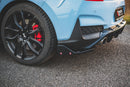 Rear Side Splitters V.7 + Flaps Hyundai I30 N Mk3 Hatchback-2