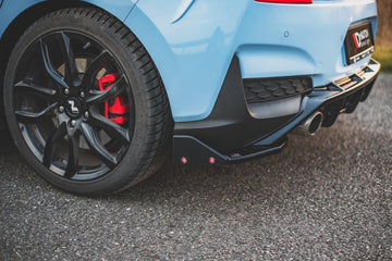 Rear Side Splitters V.7 + Flaps Hyundai I30 N Mk3 Hatchback - 0