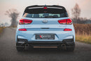 Rear Side Splitters V.7 + Flaps Hyundai I30 N Mk3 Hatchback-5