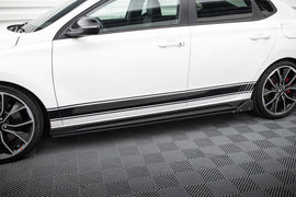 Side Skirts Diffusers V.5 + Flaps Hyundai I30 N Mk3 / Mk3 FL Hatchback/Fastback - 0