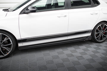 Side Skirts Diffusers V.5 + Flaps Hyundai I30 N Mk3 / Mk3 FL Hatchback/Fastback - 0