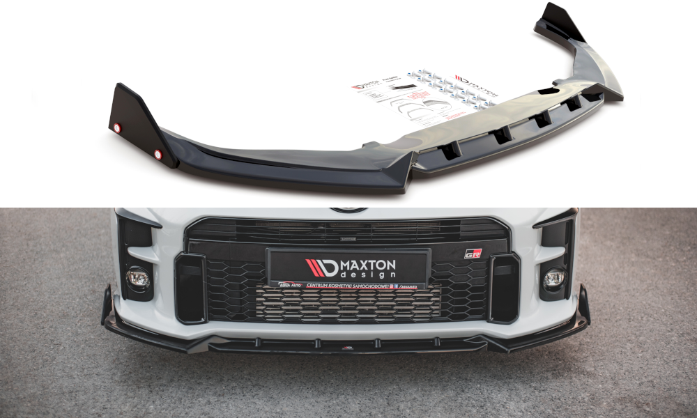 Front Splitter V.2 + Flaps Toyota GR Yaris Mk4