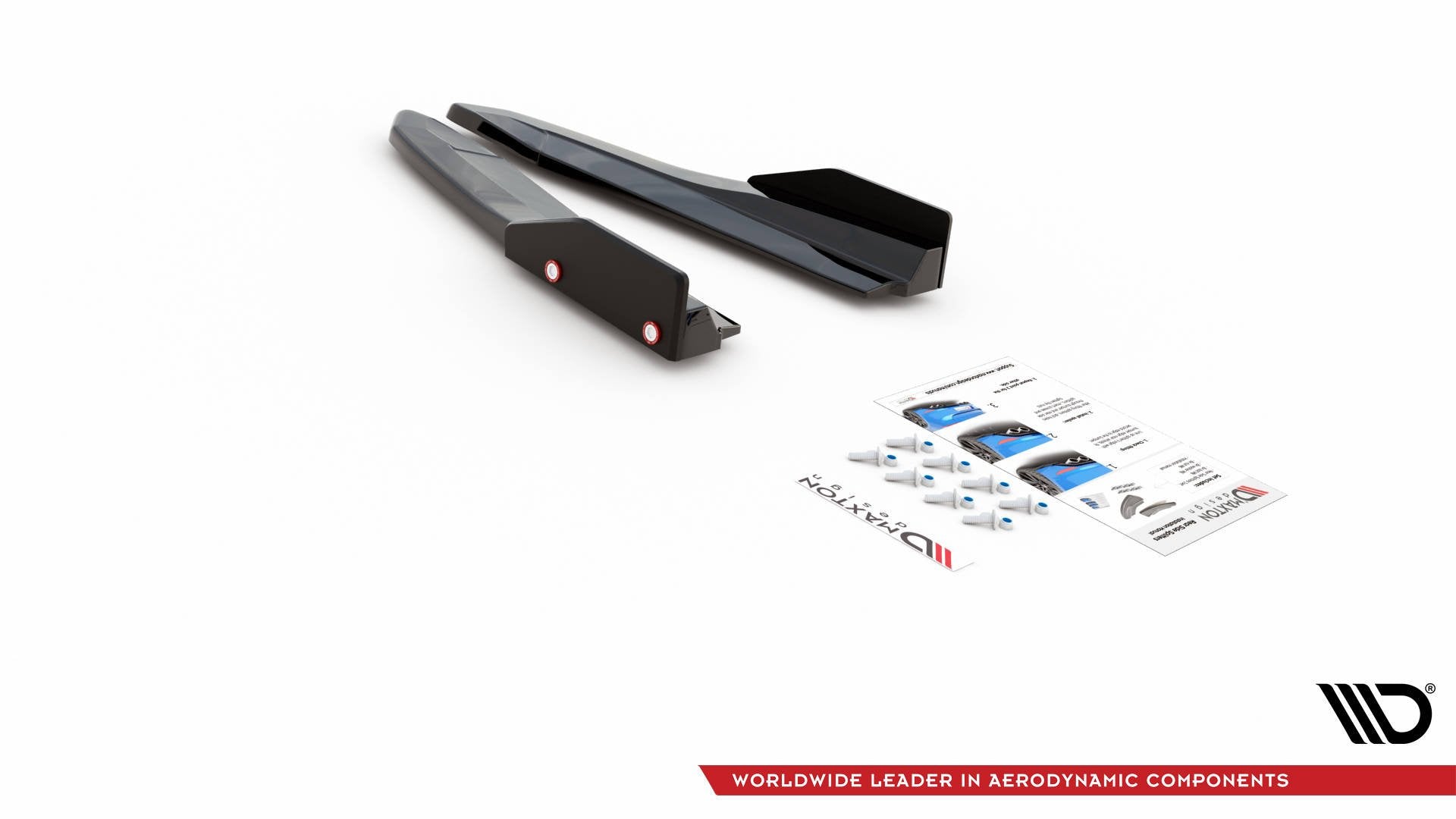 Rear Side Splitters V.2 + Flaps Skoda Octavia RS Mk4