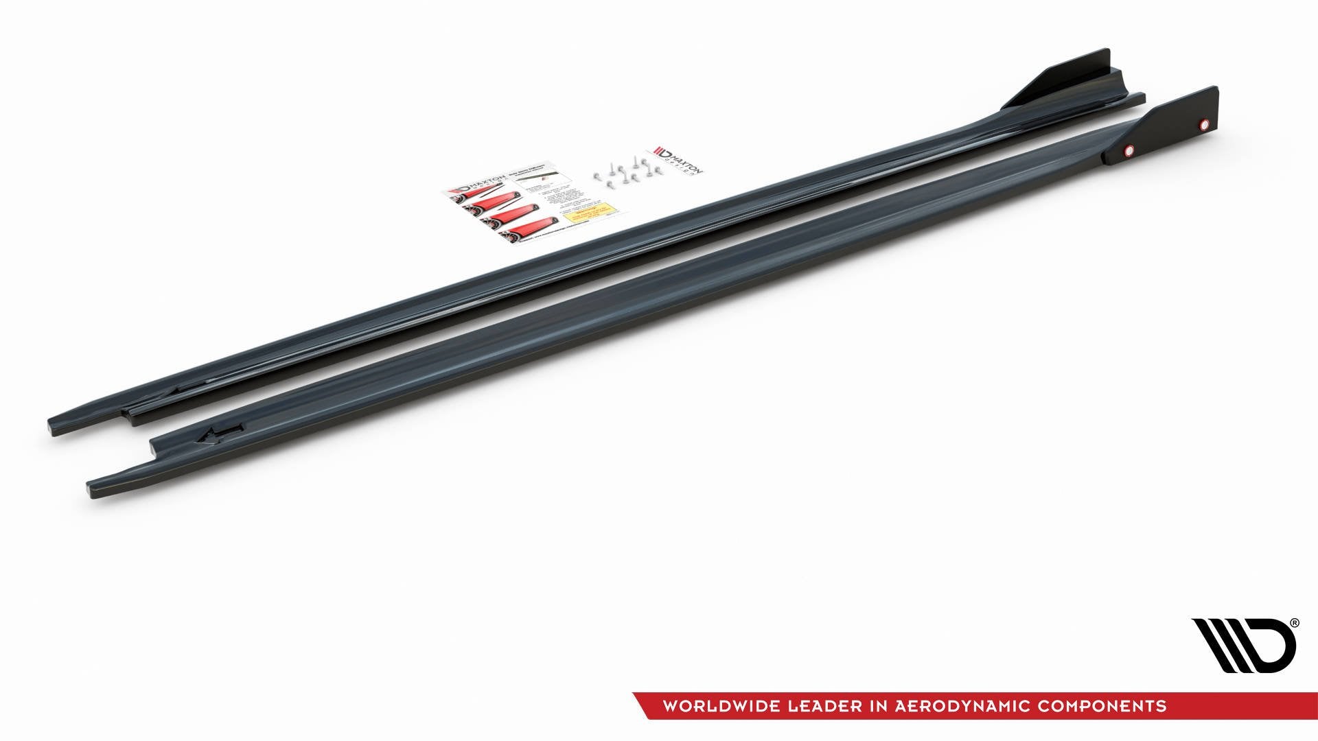 Side Skirts Diffusers V.2 + Flaps Skoda Octavia RS Mk4