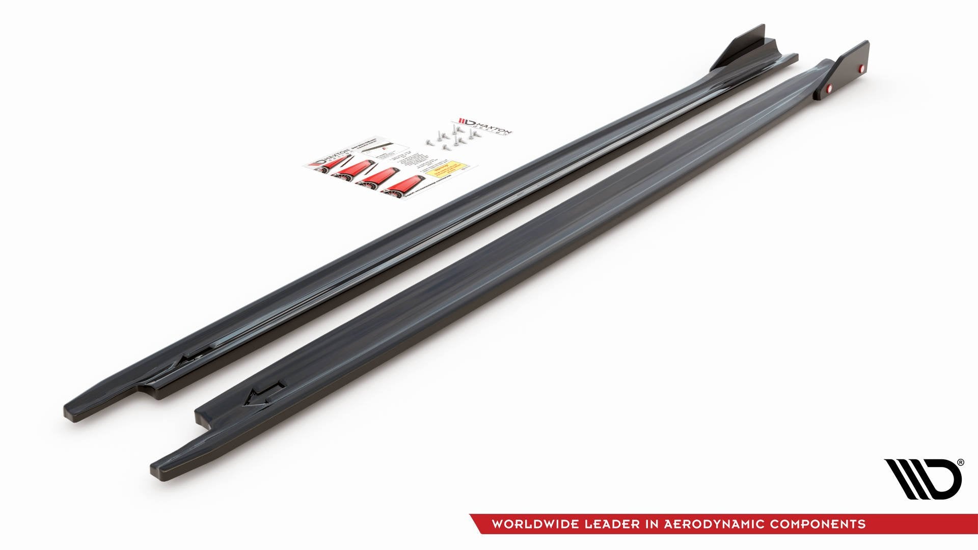 Side Skirts Diffusers V.2 + Flaps Skoda Octavia RS Mk4