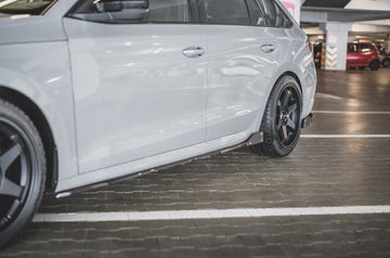 Side Skirts Diffusers V.2 + Flaps Skoda Octavia RS Mk4 - 0