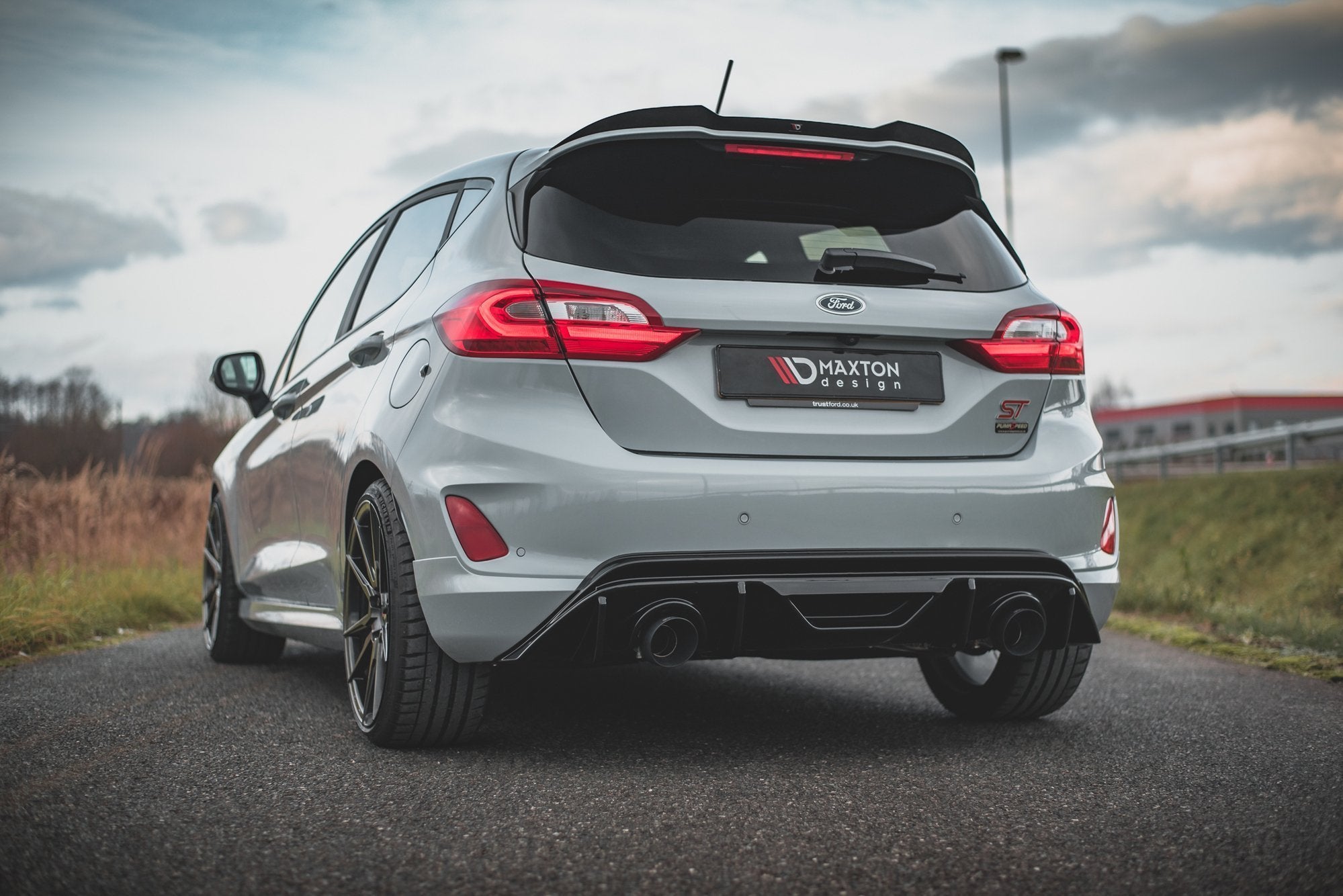 Rear Valance + Miltek Sport Exhaust Ford Fiesta mk8