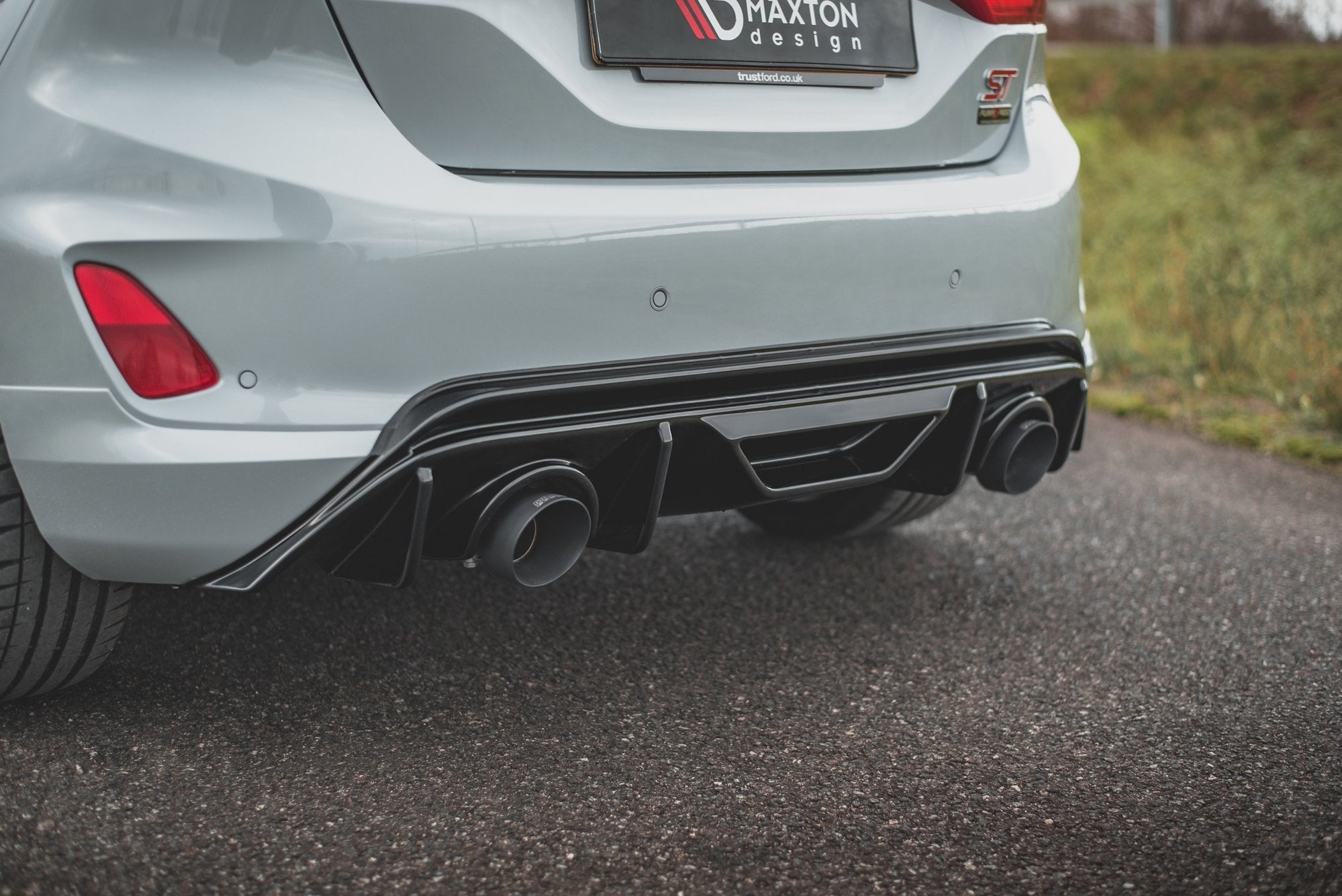 Rear Valance + Miltek Sport Exhaust Ford Fiesta mk8