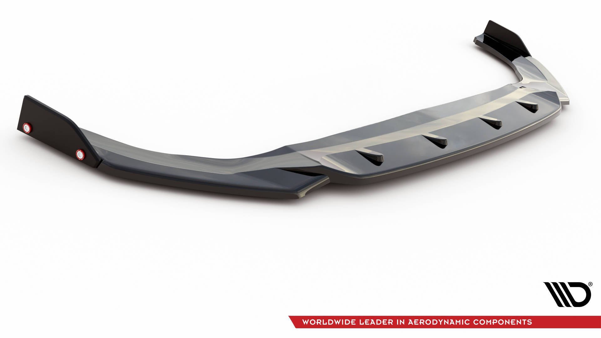 Front Splitter V.2 + Flaps Volkswagen Golf GTI / GTE / R-Line Mk8