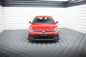 Front Splitter V.2 + Flaps Volkswagen Golf GTI / GTE / R-Line Mk8 - 0