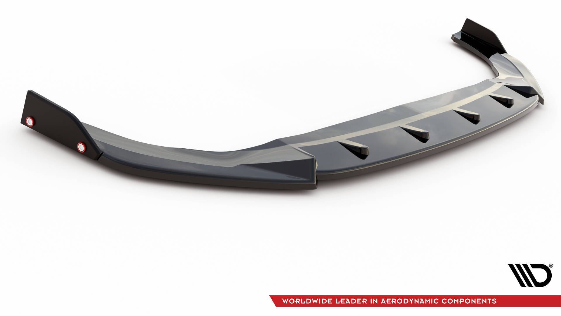 Front Splitter V.3 + Flaps Volkswagen Golf GTI / GTE / R-Line Mk8