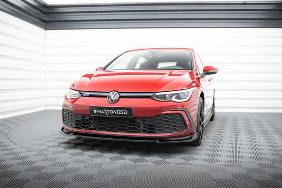 Front Splitter V.3 + Flaps Volkswagen Golf GTI / GTE / R-Line Mk8