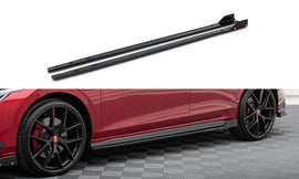 Side Skirts Diffusers V.2 + Flaps Volkswagen Golf GTI / GTE / GTI Clubsport / R-Line Mk8
