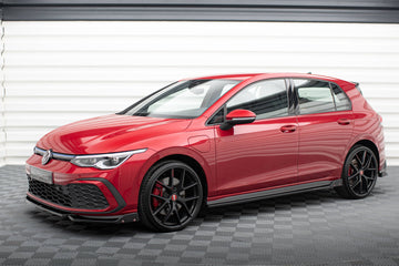 Side Skirts Diffusers V.2 + Flaps Volkswagen Golf GTI / GTE / GTI Clubsport / R-Line Mk8 - 0