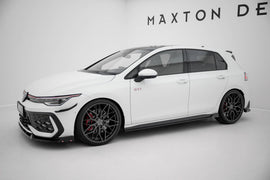 Side Skirts Diffusers V.2 + Flaps Volkswagen Golf GTI / GTE / GTI Clubsport / GTD / R-Line Mk8 - 0