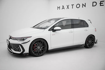 Side Skirts Diffusers V.2 + Flaps Volkswagen Golf GTI / GTE / GTI Clubsport / GTD / R-Line Mk8 - 0