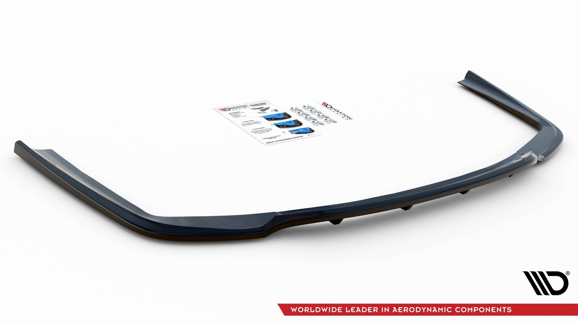 Central Rear Splitter (with vertical bars) for BMW 7 M-Pack G11