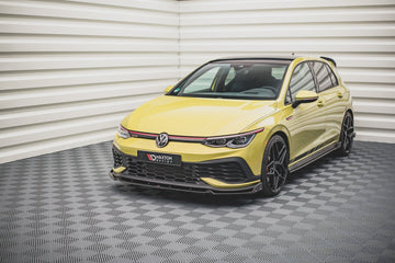 Front Splitter V.1 + Flaps Volkswagen Golf GTI Clubsport Mk8 - 0