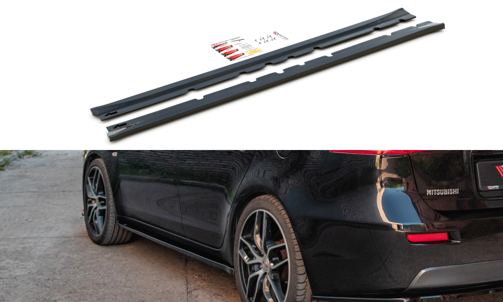 Side Skirts Diffusers Mitsubishi Lancer Mk8