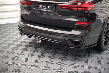 Central Rear Splitter (with vertical bars) BMW X7 M G07 - 0