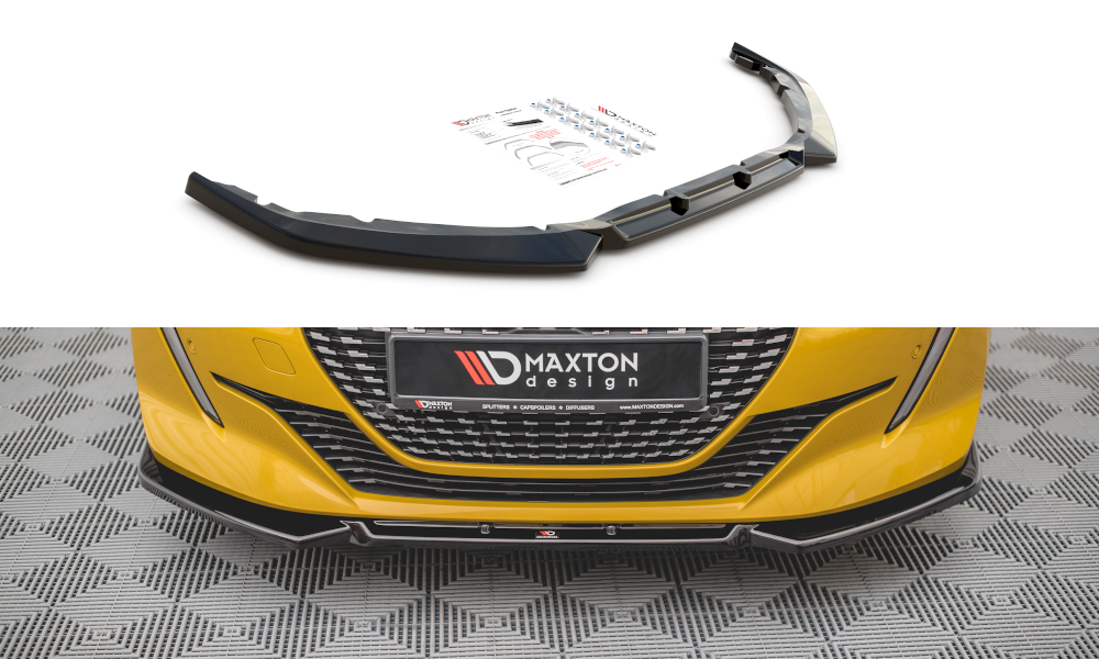 Front Splitter V.1 Peugeot 208 Mk2