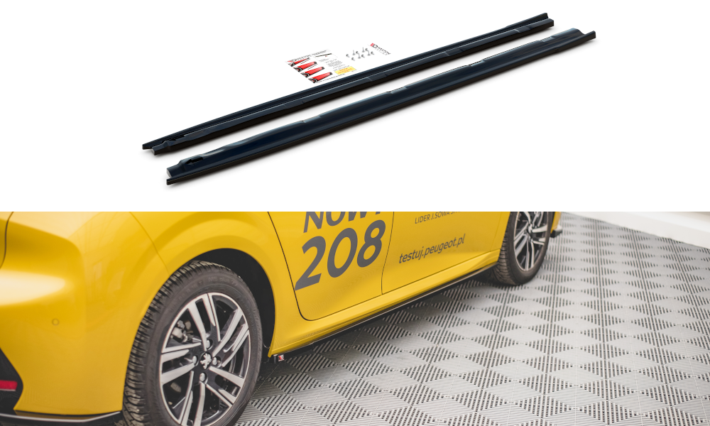 Side Skirts Diffusers Peugeot 208 Mk2