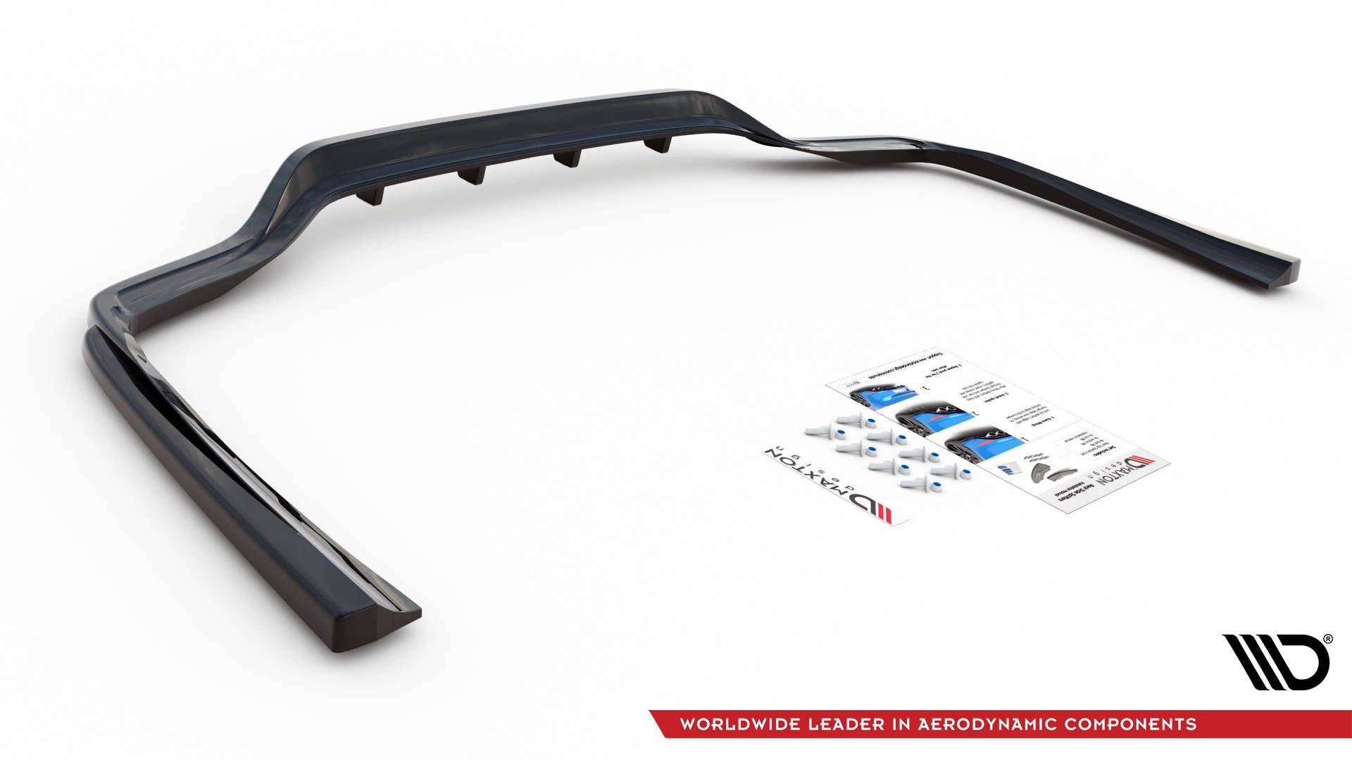 Central Rear Splitter (with vertical bars) Mercedes-Benz C W205