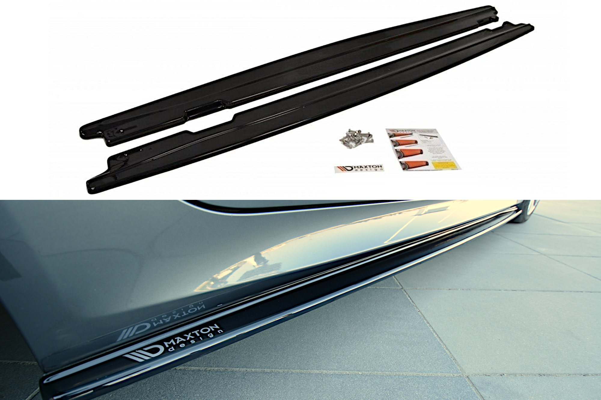 SIDE SKIRTS DIFFUSERS for BMW 5 E60/61 M-PACK