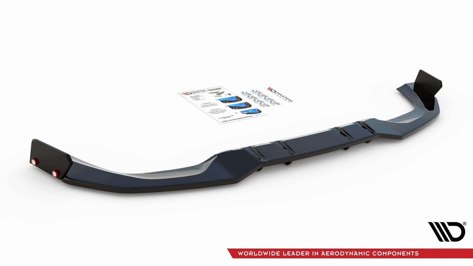 Central Rear Splitter + Flaps for Mercedes-AMG A 45 S Aero Pack W177