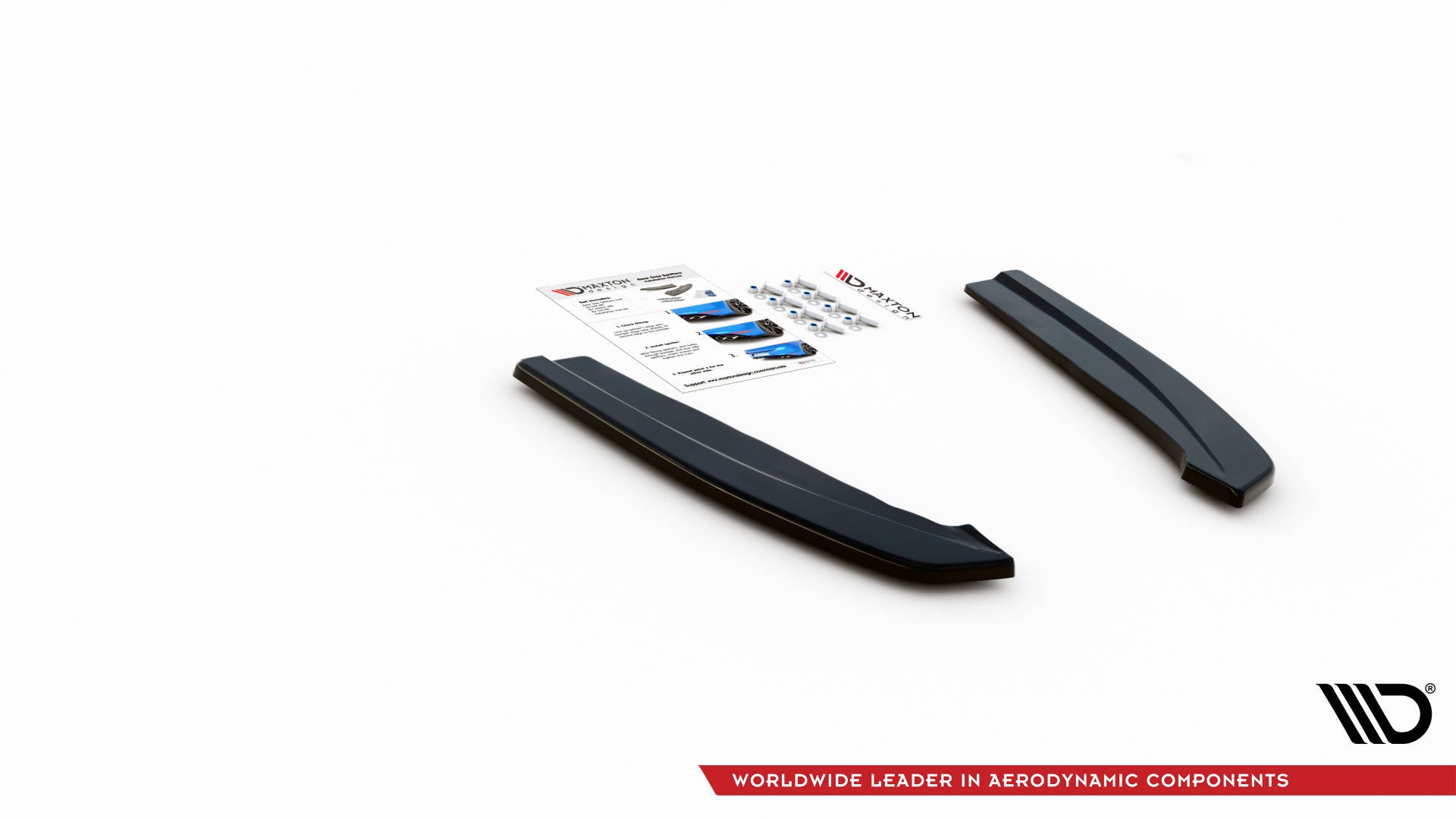 Rear Side Splitters for V.1 Ford Focus ST-Line Estate Mk4