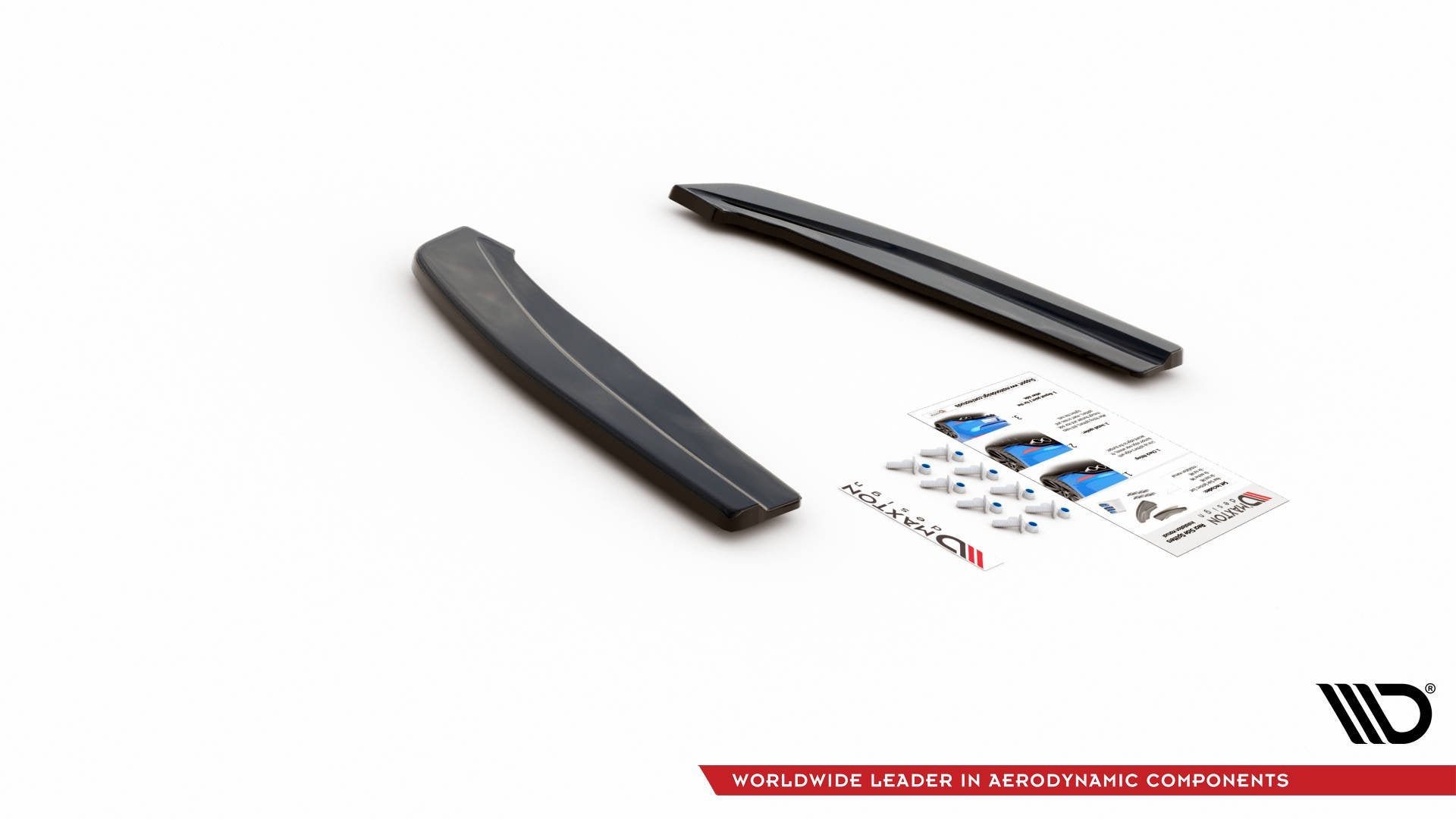 Rear Side Splitters for V.1 Ford Focus ST-Line Estate Mk4