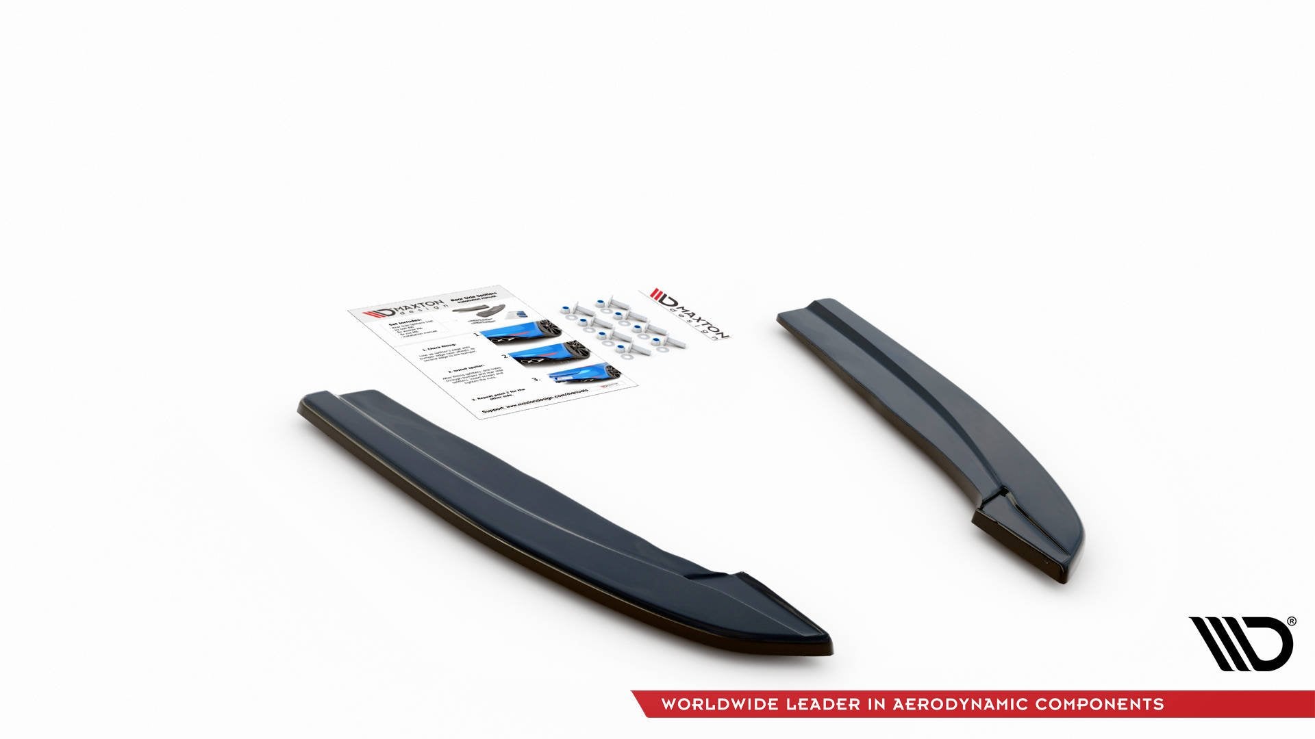 Rear Side Splitters for V.3 Ford Focus ST-Line Estate Mk4