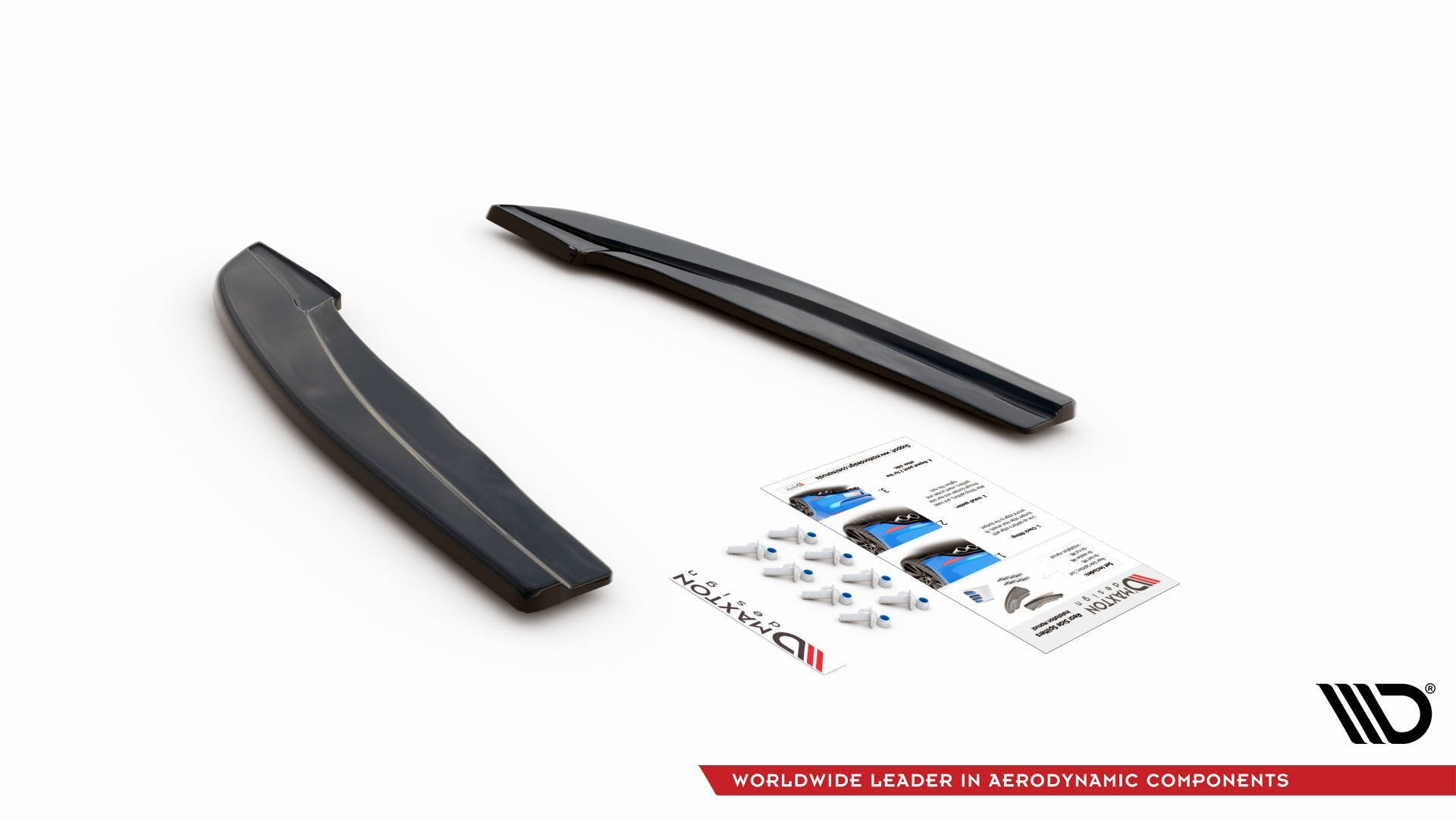 Rear Side Splitters for V.3 Ford Focus ST-Line Estate Mk4