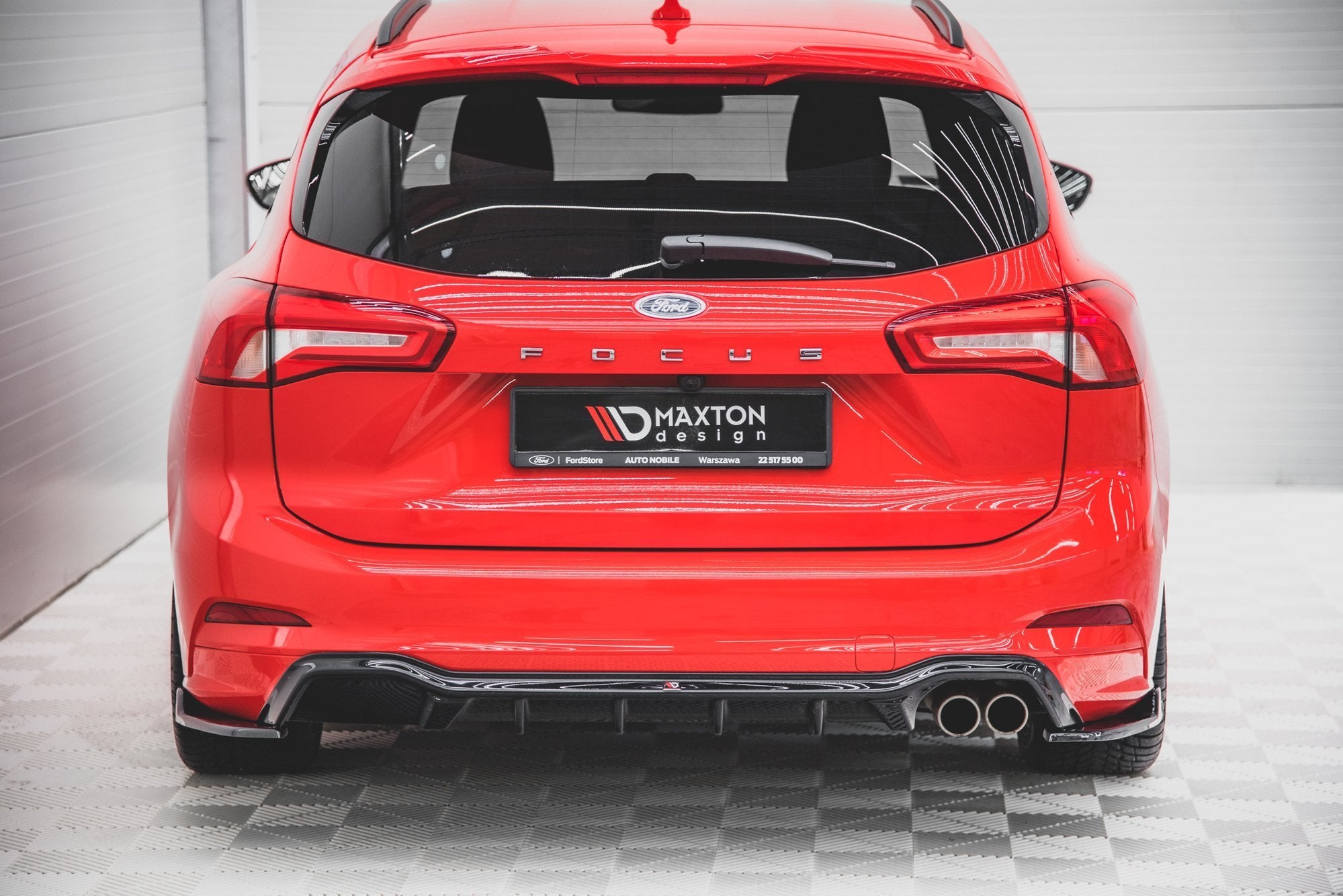 Rear Side Splitters for V.4 Ford Focus ST-Line Estate Mk4