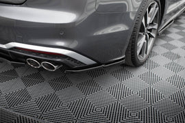 Rear Side Splitters for Audi S5 Sportback F5 Facelift - 0