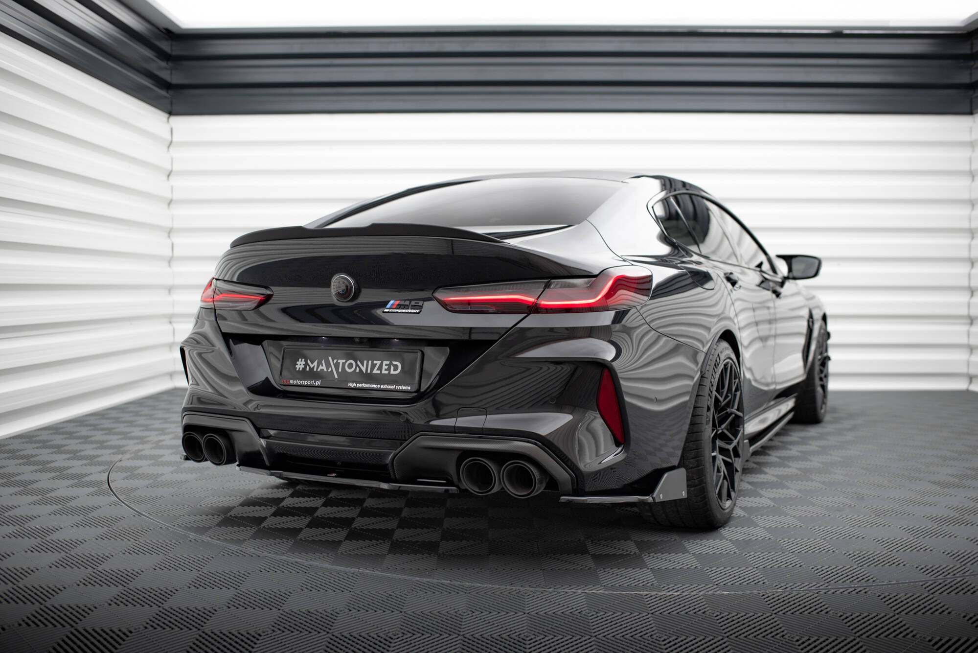 Rear Side Splitters V.1 + Flaps BMW M8  Gran Coupe F93