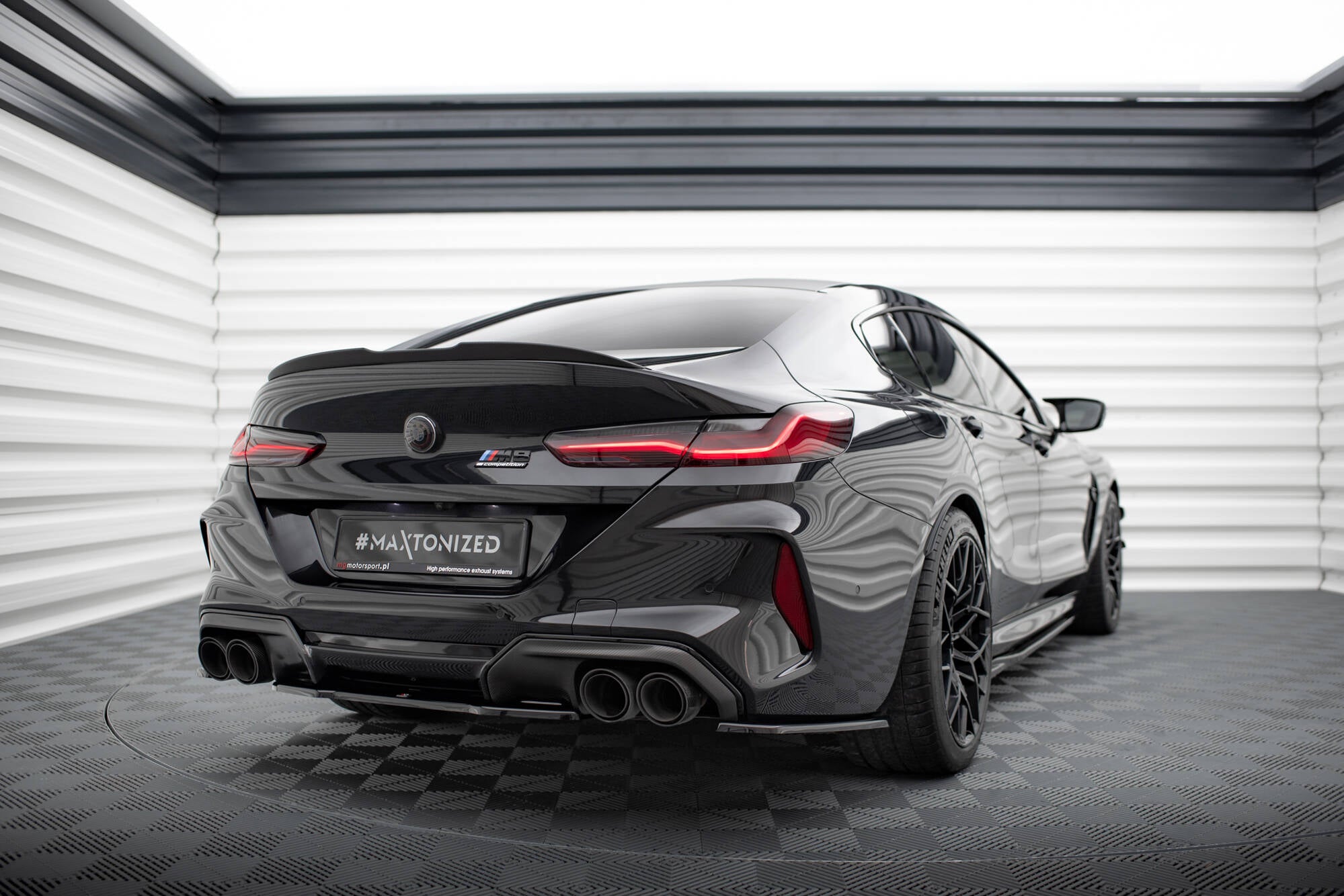 Rear Side Splitters for V.2 BMW M8  Gran Coupe F93