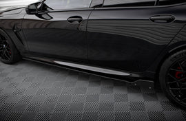 Side Skirts Diffusers V.1 + Flaps BMW M8 Gran Coupe F93 / 8 Gran Coupe M-Pack G16 - 0