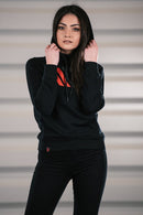 Womens Black Hoodie-2