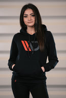 Womens Black Hoodie-5