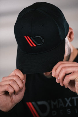 Cap Black/Red Logo - 0