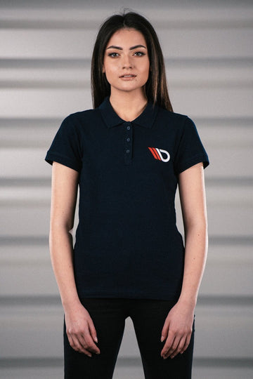 Womens Navy Blue Polo shirt - 0