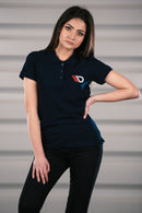 Womens Navy Blue Polo shirt-14