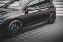 Side Skirts Diffusers V.2 Volkswagen Golf R Mk8-3