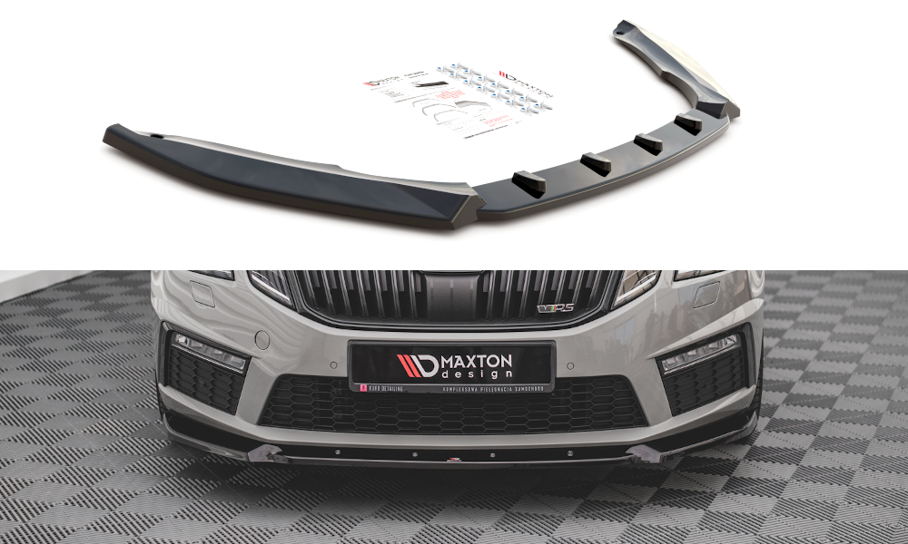 Front Splitter V.2 Skoda Octavia RS Mk3 Facelift