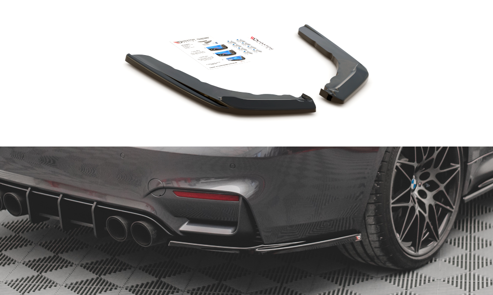 Rear Side Splitters V.2 BMW M4 F82