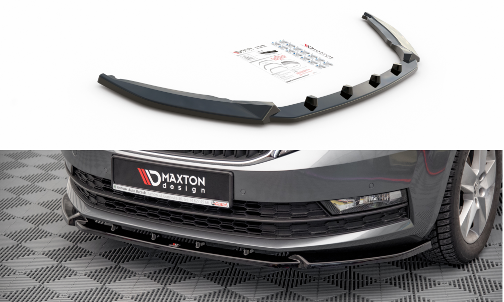 Front Splitter V.1 Skoda Octavia Mk3 Facelift