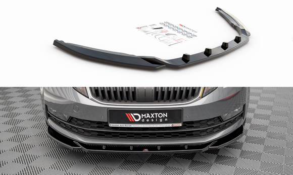 Front Splitter V.2 Skoda Octavia Mk3 Facelift
