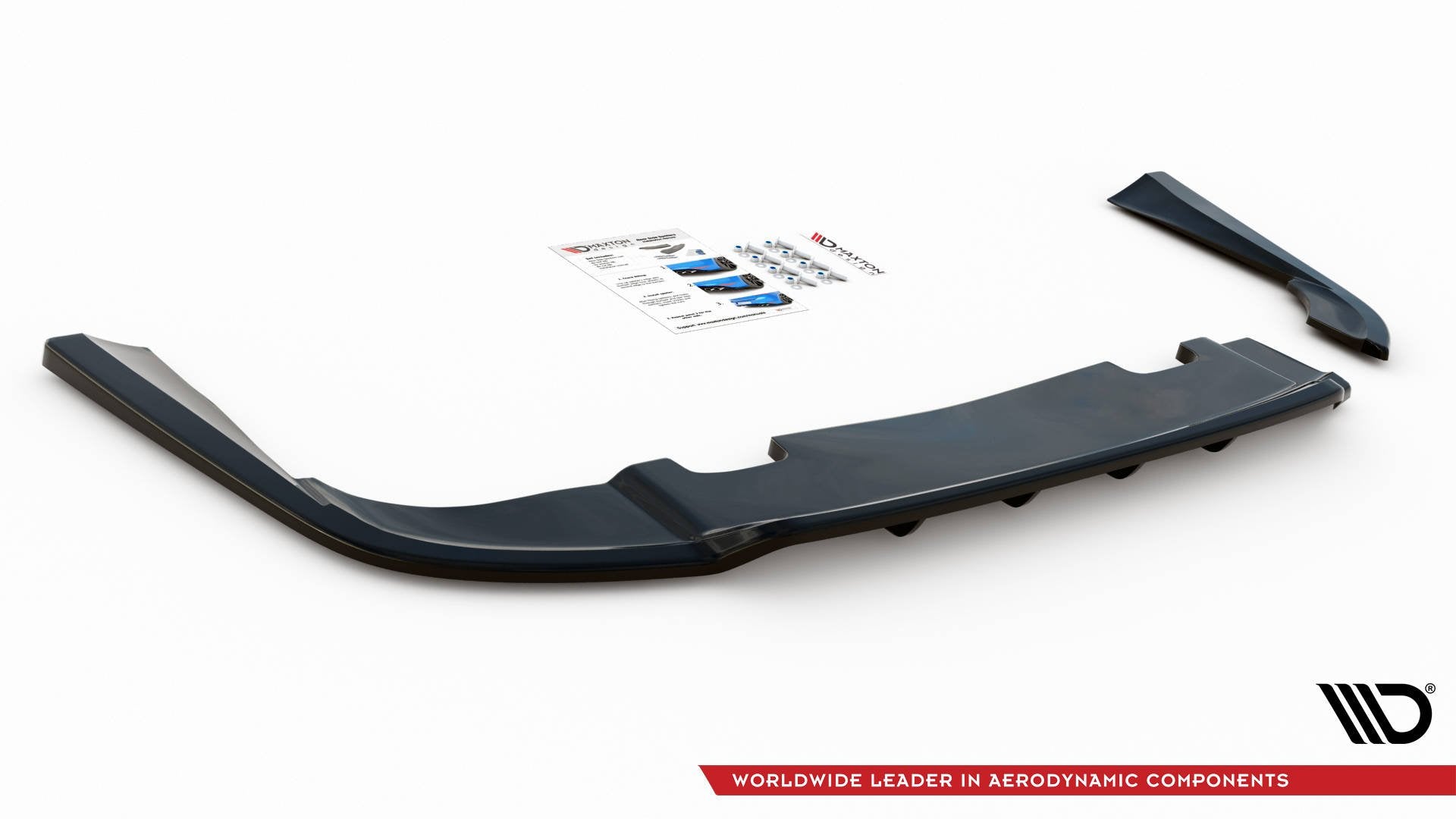 Central Rear Splitter (with vertical bars) V.1 Volvo V90 Mk2