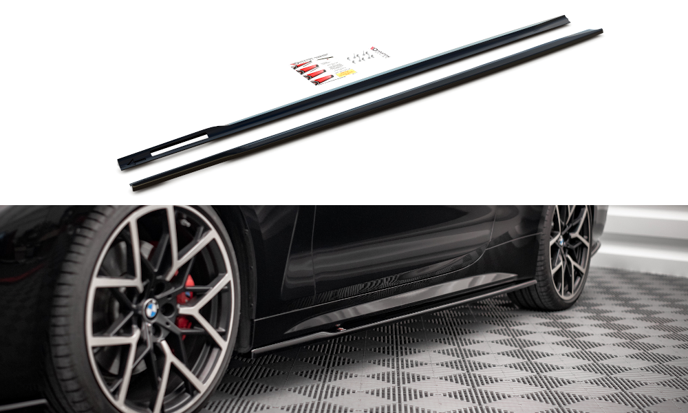 Side Skirts Diffusers V.1 BMW 4 M-Pack / M440i G22 / G23 / G22 Facelift / G23 Facelift